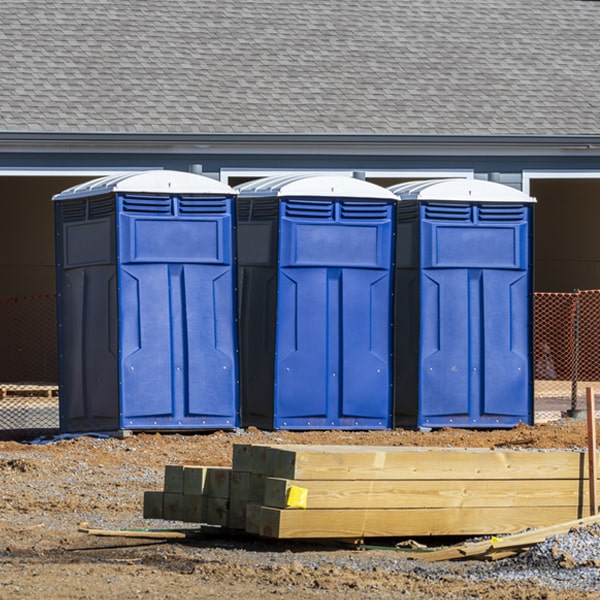 are there any restrictions on where i can place the portable restrooms during my rental period in Ellwood City Pennsylvania